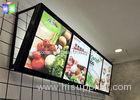 Fast Food LED Menu Light Box Wall Mounted / Slim A2 Light Box Menu Boards