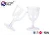 Custom Plastic Champagne Glasses Disposable Ps Material Diifferent Color