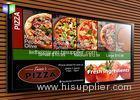 Backlit Advertising Aluminum LED Light Box Fast Food Menu Board For Restaurant