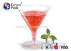 138ml Clear One Piece Champagne Flutes Disposable Champagne Glasses