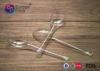 BPA Free Kids Using Ps Ice Cream Plastic Spoons 1.4G Weight Safety