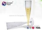 Food Grade Cute 160Ml 1 Piece Plastic Champagne Flutes Plastic Glasses For Parties