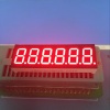 Super Bright Red 6 -digit 0.36&quot; anode 7-segment led display for instrument panel
