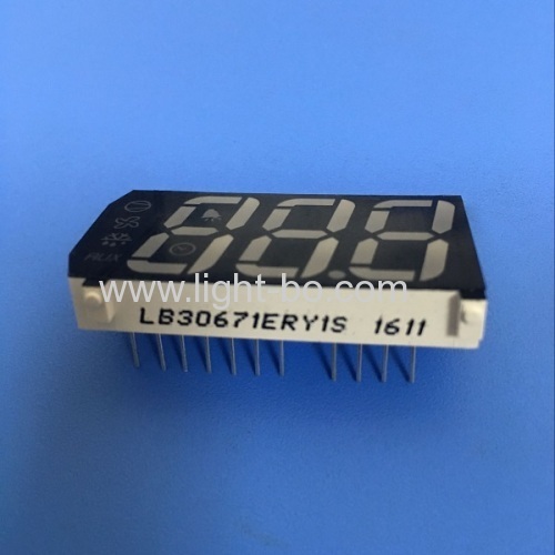 Customized 3 digit 7 segment led display for digital panel indicator