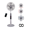 16-inch Super 8 Digital Stand Fan with Remote Control