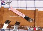 Professional Food Grade Kids Cutlery Set Plastic Stainless Steel Fork 21G