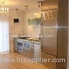 Classic Custom Commercial Stainless Steel Kitchen Cabinets With Granite Stone Top