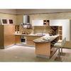 Waterproof Villa Grey Laminate Kitchen Cabinets Cherry Wood With Invisible Handle