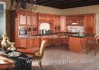 U Shaped Classic Design Solid Wood Kitchen Cabinets American Cherry Wood