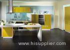 High Gloss Flat UV White Kitchen Cabinets With Granite Countertops Glass Open Shelves