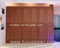 Modern Solid Wood Furniture Wardrobe Closet Thermofoil Finish With Plywood Carcass