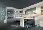 Waterproof Interior PVC Kitchen Cabinets With Granite Countertops L Shaped