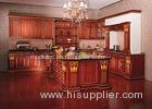 European Style Hardwood Solid Wood Kitchen Cabinets Wall Mounted Traditional