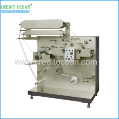 CREDIT OCEAN brand garment label flexo printing machine