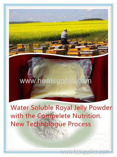 water Soluble Royal jelly Powder enzyme treated royal jelly 100% nutrition water soluble royal jelly powder