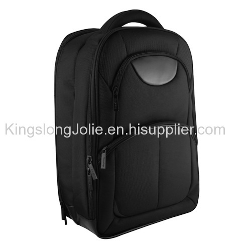 Black waterproof large capacity notebook backpack