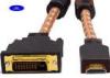 Durable Display HDMI DVI Cable High Speed With Gold Plated Connectors