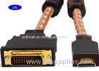 Durable Display HDMI DVI Cable High Speed With Gold Plated Connectors