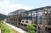High Tensile Steel Building Workshop Anti Corrosion Coated Surface Flexibility