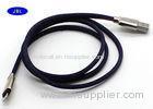 Blue / Silver / Golden Color Iphone USB Cable With Terminal Gold Flash Connectors