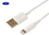 SYNC White Bare Copper Iphone USB Cable Fast Charging UL RoHS Certification