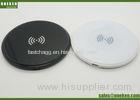 Mini Ultra Thin Wireless Phone Charging Round 42g With PC / Rubber Material