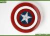 Captain America 2A Qi Wireless Charging Pad For Cell Phones 18 * 97mm
