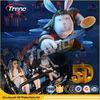 Safety Theme Park Roller Coasters 5D Cinema Simulator With Hydraulic System