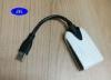 Safety Flexible USB 3.0 Data Cable To HDMI Display Adapter To PC / NB