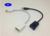 White / Black USB 3.1 Type C Cable Male To Female Portable PVC Jacket