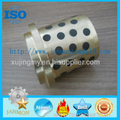 Self lubricating brass graphite bushes Brass graphite bushings Self lubricating brass/bronze bush with graphite Solid