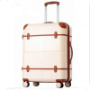 Pink Vintage Abs Suitcases Travel Luggage 3 piece Trolley Luggage