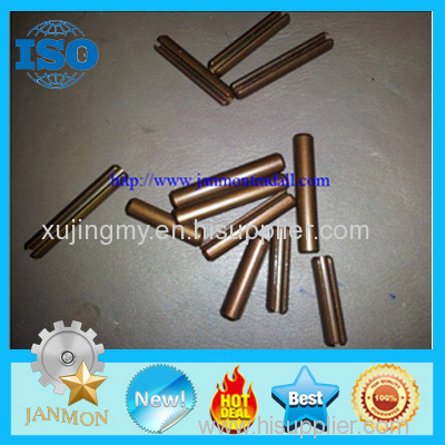 Slotted spring pins spring pins grooved spring pins split spring pins stainless steel slotted pins Copper spring pin