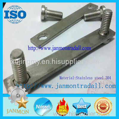 Stainless steel bolts Stainless steel round head bolts Stainless steel bolts with metal plates Bolts with metal plates