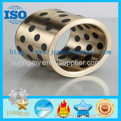 Self lubricating brass graphite bushes Brass graphite bushings Self lubricating brass/bronze bush with graphite Solid