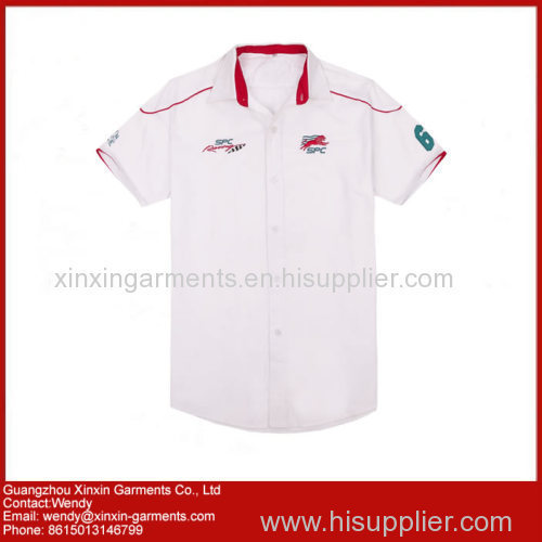 customized pit crew white race shirts S59 manufacturer from China ...