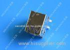 Double Layers Female USB Micro Connector Type A Right Angle 8 Pin DIP Jack