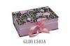 Delicate Colorful Printing Gift Boxes Set Empty Book Shaped With Ribbon