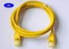 Single Shielded Ethernet Network Cable CAT5e Patch Cord With HDPE Insulation