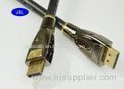 Luxury Zinc Alloy Metal DP To DP Cable Displayport Cord For Multimedia