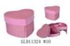 Heart Shaped Paper Jewellery Presentation Boxes Insert Blister OEM / ODM