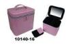 Purple Delicate Faux Leather Jewelry Box For Storage With Mirror