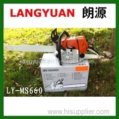 Hot selling 91.2CC MS660 Chainsaw with 24 inch bar and chain