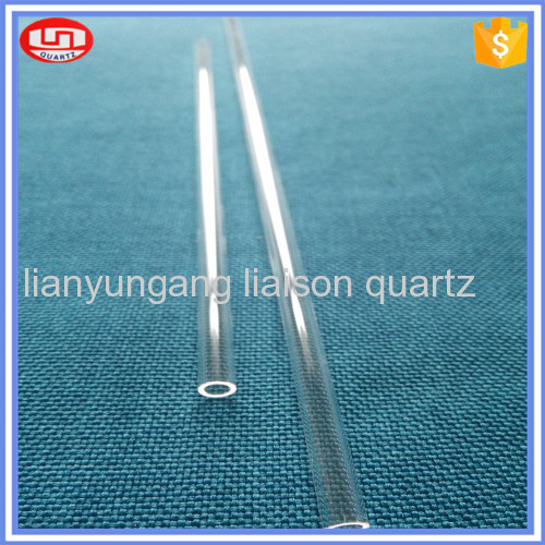 high quality clear quartz glass thin tube