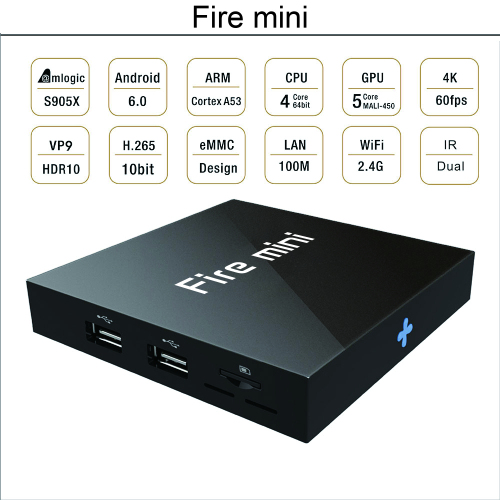 2016 hot selling android 6.0 4k kodi pre-installed mini android tv box