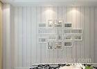 Modern Striped Wallpaper Interior Decoration Wallpapers White And Purple Removable