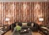 Brown Wood Print Pattern Modern Removable Wallpaper for Living Room
