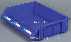 Industrial stackable combined plastic storage bin