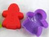 Odorless Silicone Kitchenware Products Chocolate Santa Molds For Homemade Cake