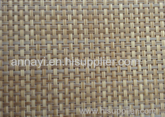 rattan color textilene fabric in PVC coated mesh fabric cloth for outdoor garden furniture